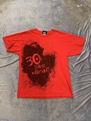 2007 Retro 30 Days Of Night Movie Promo Red Graphic T Shirt Size Large