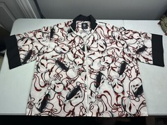 Drug Honey Zip Blouse Anime Japanese Mask Unisex SEE Measurements For Size