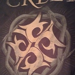Creed Black Graphic Logo T-Shirt Men’s XL Cotton Jersey Crew Neck Short Sleeve
