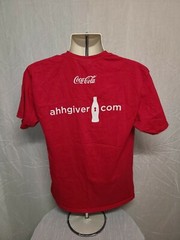 Coca Cola You didnt Hear it from Me Adult Large Red TShirt