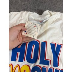 NWT VTG 90s Harry Caray Chicago Cubs Shirt Mens White Mcdonalds McDonald’s XL