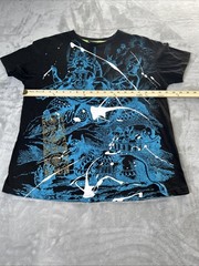 Mecca Tee Medium Black Blue Graphic men