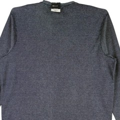 St. Johns Bay Men Super Soft Long Sleeve Crewneck Navy T-shirt Big/Tall 5XLT NWT