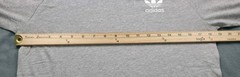 adidas ORIGINALS CALIFORNIA 3 STRIPES TREFOIL HEATHER GREY Tee Men’s Small NWT