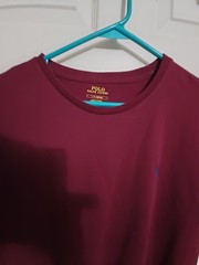 Polo Ralph Lauren Classic Fit Maroon T-Shirt Men’s Size L Crew Neck Pony Logo