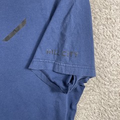 Hill City T Shirt Mens Large Blue Supima Cotton Gym Running San Francisco Casual