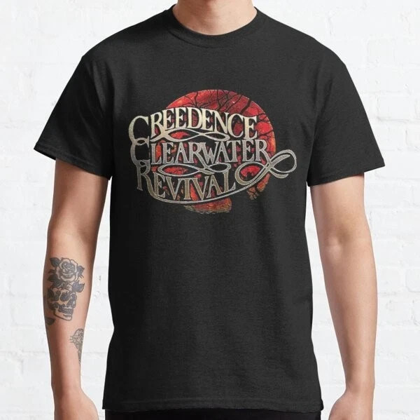 Creedence Clearwater Revival Classic T-Shirt Full Size S-5XL For Fan BH1707