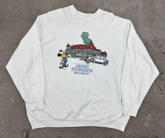 Disney World Grand Floridian Beach Resort Raglan Crewneck Sweatshirt Reprint