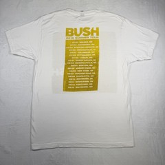 Bush 2016 Summer Tour Concert Men’s Graphic T-Shirt White Yellow Size Large