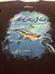 Mojo Sportswear Co. Fishing Shirt Long Sleeve Large Avid Angler St. Augustine FL