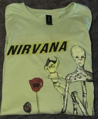 NEW Men’s Women’s Uni-sex Nirvana Incesticide Album T-shirt XL Mint Green Rare