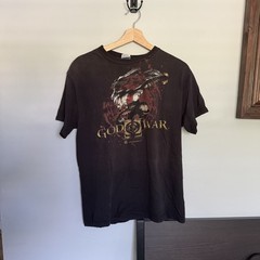 Vintage God of War Kratos Playstation 2 Promotional T-Shirt Med Delta Pro Weight