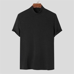 Men’s Turtleneck Slim Fit Basic Tops Lightweight Pullover Long Sleeve T Shirt