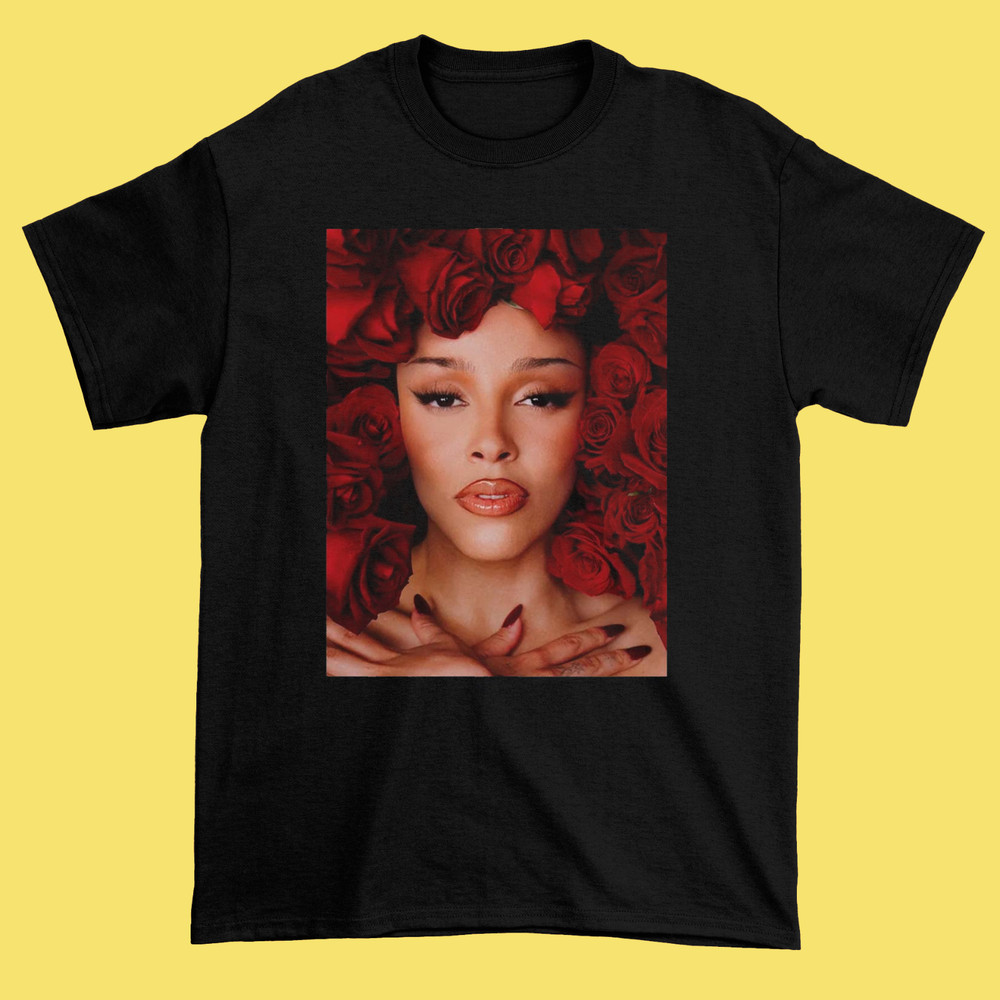 Doja Cat Black Cotton T Shirt Full size S-5XL Unisex IA628