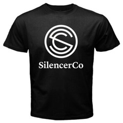 SilencerCo Silencer Co Men’s Black T-Shirt Size S to 5XL