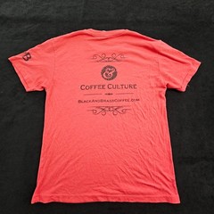 Black & Brass Coffee Culture Red Short Sleeve Tri-Blend T-Shirt Men’s M