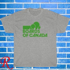Boards of Canada Logo Black/Grey/Navy Size S-5XL Unisex T-Shirt