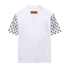 men casual round neck short sleeve men white T-shirt size M/L/XL