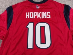 Nike NFL XXL On Field Houston Texans 10 Hopkins Mens Jersey Red NWOT