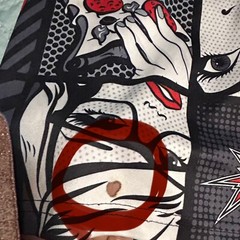 OH SNAP Drill Clothing Co Comic Book T-Shirt Size M (flaws)