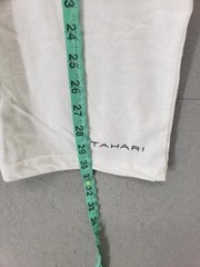 Tahari Shirt Mens XL White V Neck Lightweight Basic Tee Short Sleeve Summer Top