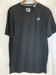 Adidas Ultimate Tee Moisture Wicking Men’s Crew Neck T-Shirt – Black – 2XL