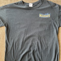 United States Marines Gildan T-Shirt Short Sleeve Navy Blue Size L
