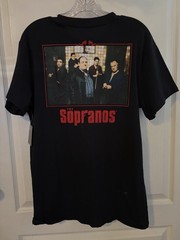 THE SOPRANOS BADA BING T-Shirt HBO Original Black Medium NEW