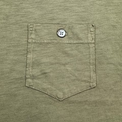 Todd Snyder Shirt Mens XL Olive Green Pocket Tee Homespun Jersey Made USA Casual