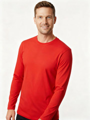 1 3 5 Pack Fruit of the Loom Long Sleeve T Shirt Plain Tee Shirt Top Sale Lot