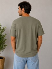 Kirkland Signature Men’s XL Olive Green Pima Cotton Crew Neck T-Shirt NWT