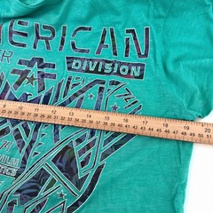 American Fighter Large Aqua Blue Foil Print Buckle Exclusive Reflective BKE MMA