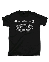 OUIJA BOARD T Shirt Mystifying Oracle Talking Spirit Planchette Seance Ghost Tee