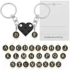 Matching Heart Keychains for Couples Boyfriend Girlfriend Cute Brick Couple K…