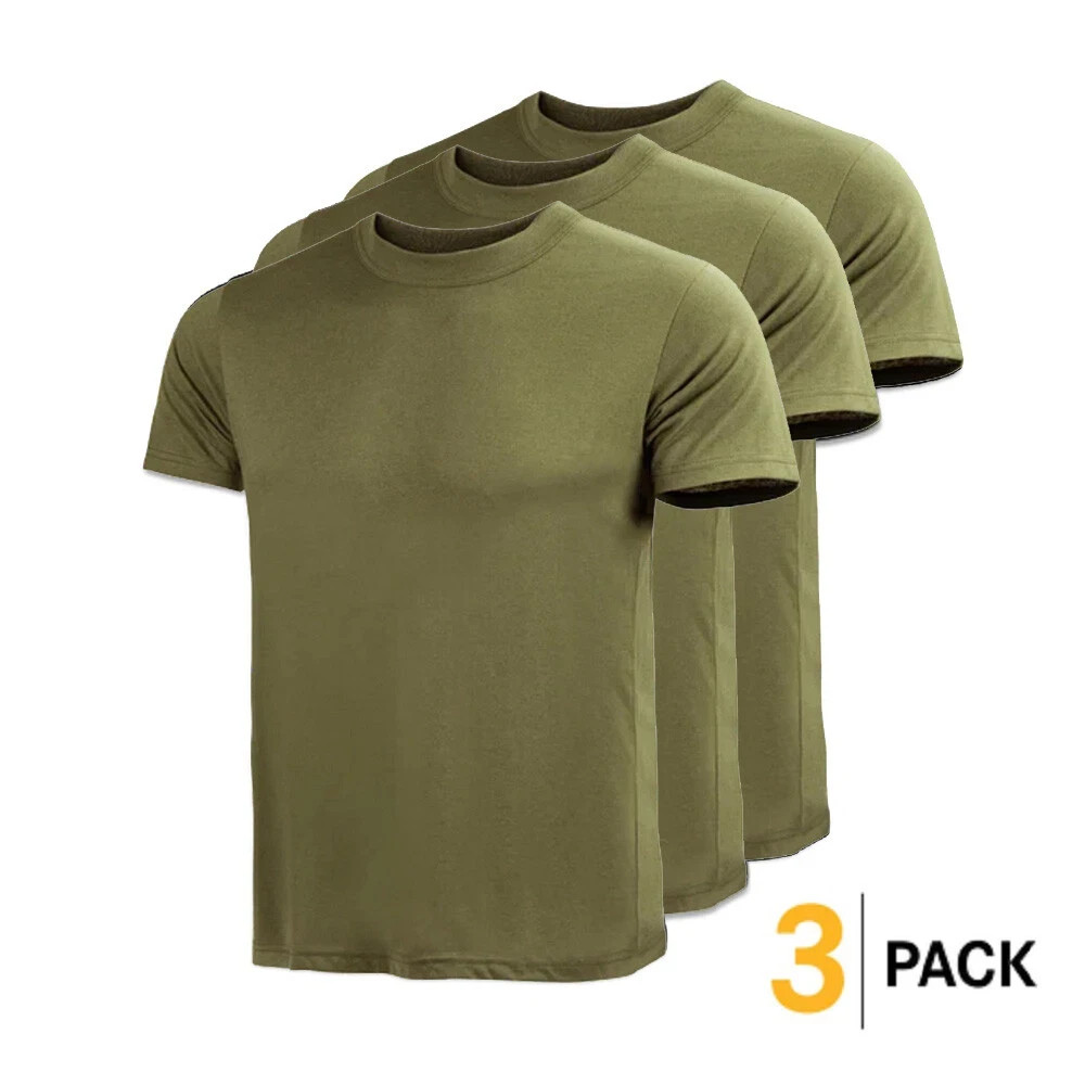 Condor Military Olive Drab Army Tactical T-Shirt 3-Pack | Men’s Size 3XL