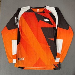 KTM Motorcross Racing Vtg Orange Y2K Motorcyle Dirt Bike Long Sleeve T Shirt 2XL