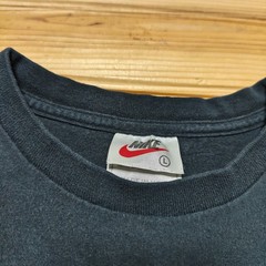 Vintage 90s Nike Sportswear Embroidered Center Swoosh Logo T-Shirt USA – Large