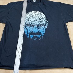 Breaking Bad Heisenberg Size 2XL Xxl Black Graphic Tee T-Shirt Y2K Faded