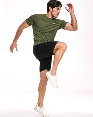 NELEUS Men’s 3 Pack Athletic Shirt Dry Fit Gym Workout Running Shirts Moistur…