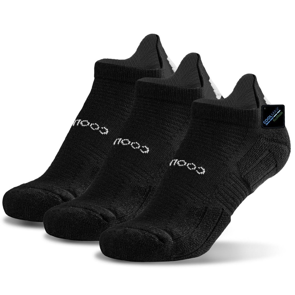 BRISIRA Coolmax Viscose Compression Running Socks 3 Pairs Ankle Low Cut Athle…