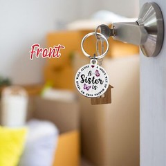 Sister Keychain Gift Mother’s Day Birthday Graduation Christmas Keepsake