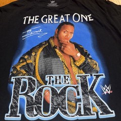 WWE The Rock Know Your Role Brahma Bull Champion Shirt Size XL