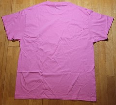 Hazbin Hotel Angel Dust Summer Splatter XL Pink Shirt Vivziepop Sharkrobot