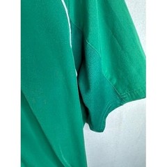 Adidas Mens Climacool Triple Stripe 1/4 Zip Up Performance T Shirt Size M Green