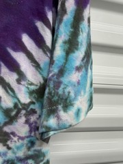 Vintage 1992 Liquid Blue GALAXY Tie Dye T-Shirt Mens XL Hippie Rave Single 90s