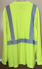 Walls workwear shirt reflective strips Safety Long sleeve shirt Size Large