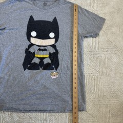 DC Comics Originals T-Shirt Mens Medium Gray Batman Funko Pop Graphic Tee Top