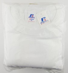 Russell White T Shirts Adult XL Lot of 6 – blank basic classic NuBlend 64030MK