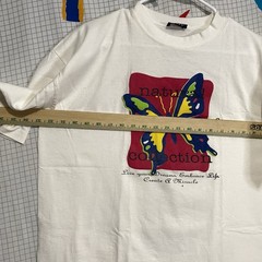 Vintage 90s Chic Butterfly Tshirt Pop Art XL Natural Environmental Collection