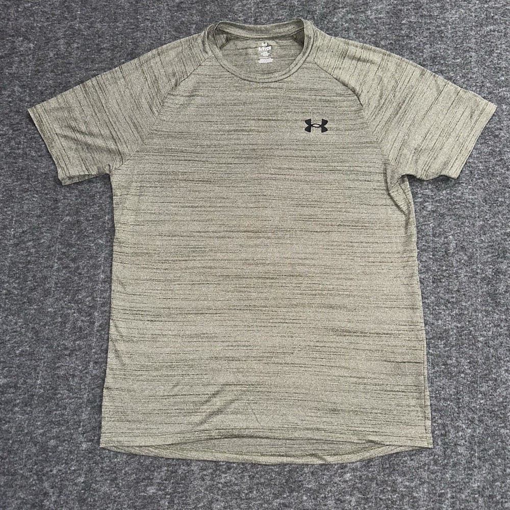 Under Armour Tech 2.0 Performance T-Shirt Gray Heather Men’s Small Loose Fit